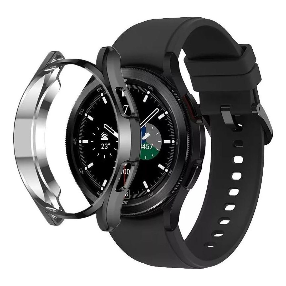 GENERICO - Kit de Protección 360 con 4 Laminas para Galaxy Watch 42mm