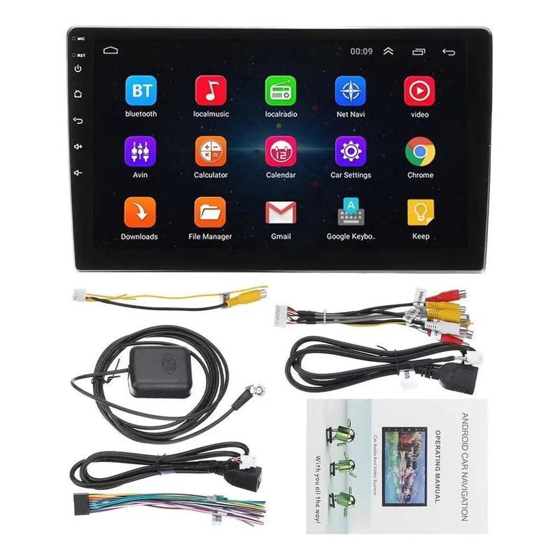 GENERICO - Radio Android Táctil 9" con GPS y Bluetooth
