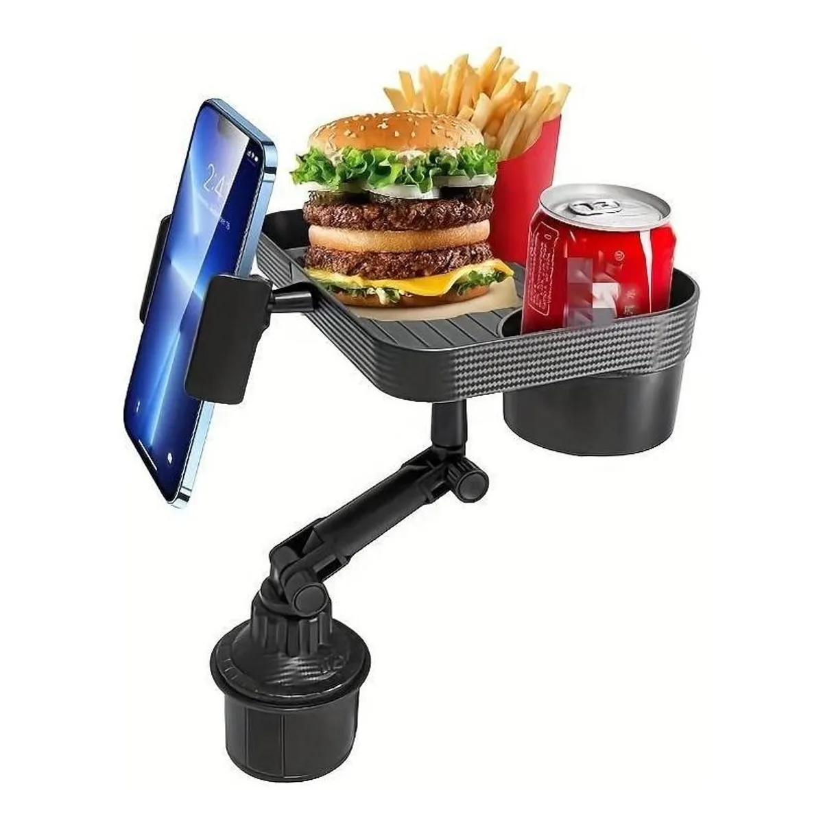 GENERICO - Bandeja Porta Comida y Vaso para Auto y Camioneta