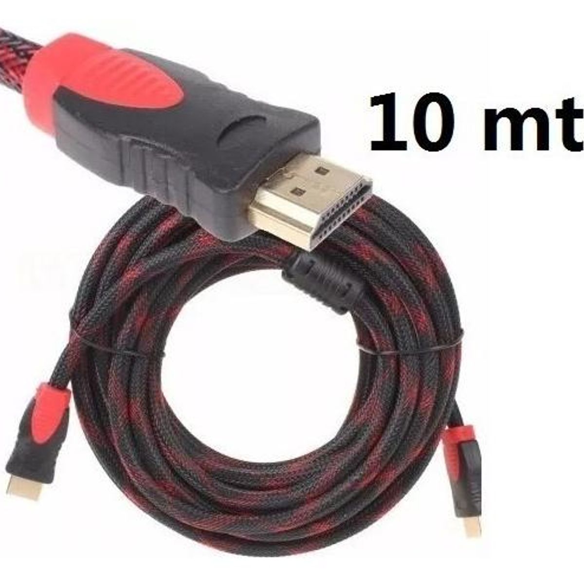 GENERICO - Cable HDMI Mallado Blindado de 10 Metros para Audio y Video