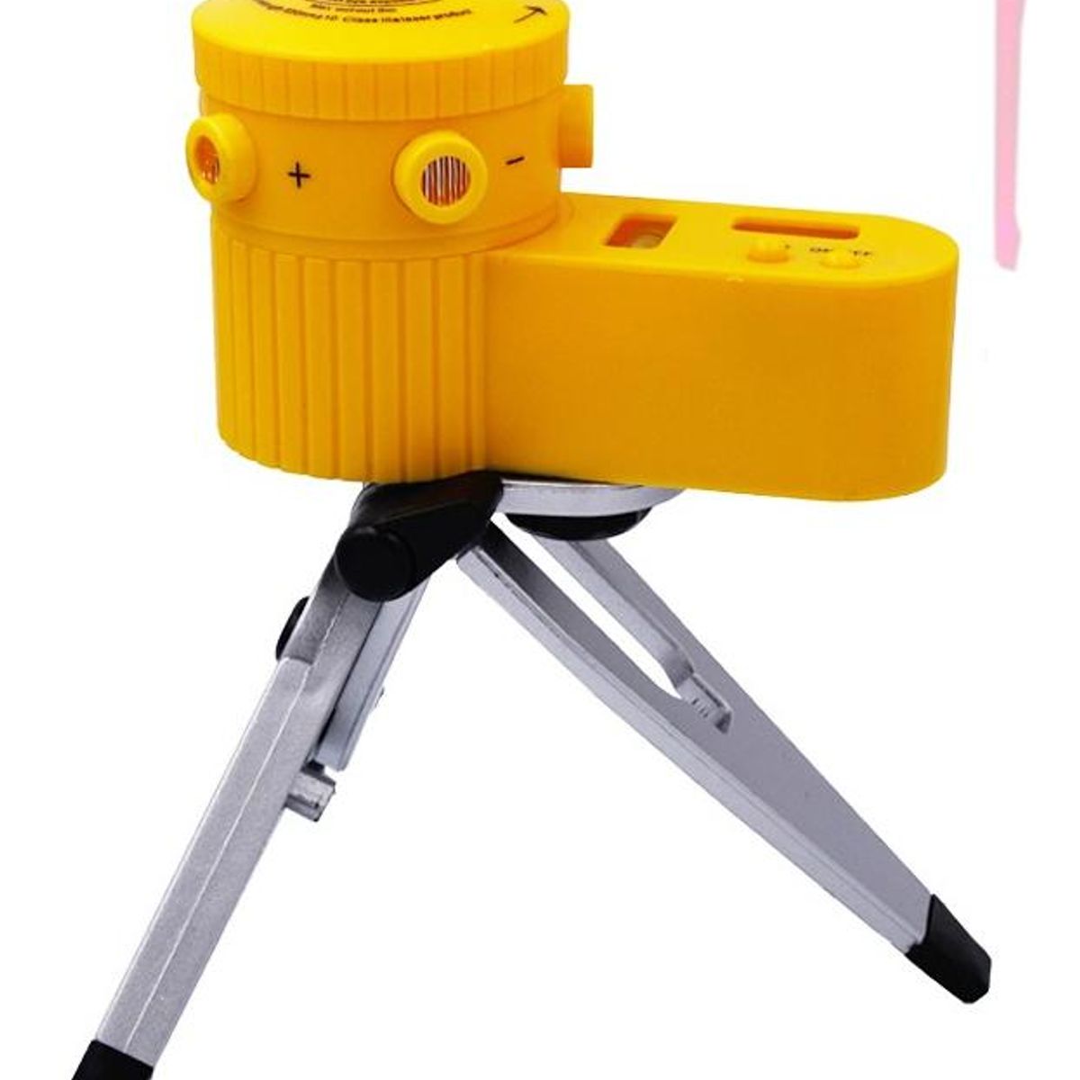 GENERICO - Nivel Láser Profesional 4 en 1 con Trípode Amarillo