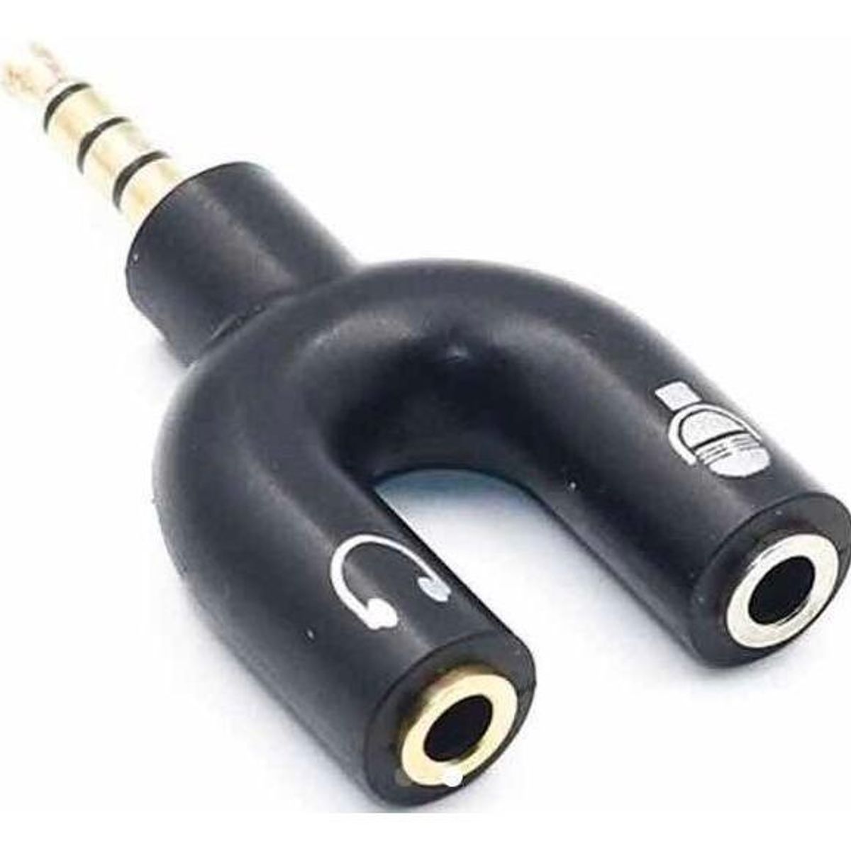 GENERICO - Adaptador Splitter 35mm para Audio y Micrófono