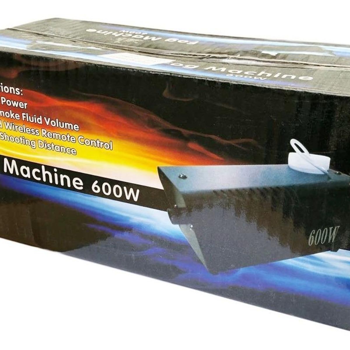 GENERICO - Máquina de Humo 600 Watts con Control Remoto