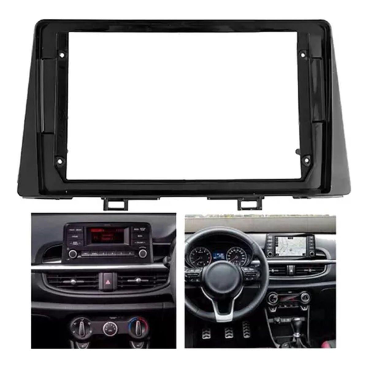 GENERICO - Bisel Adaptador de Radio 9" para Kia Morning 2018-2025