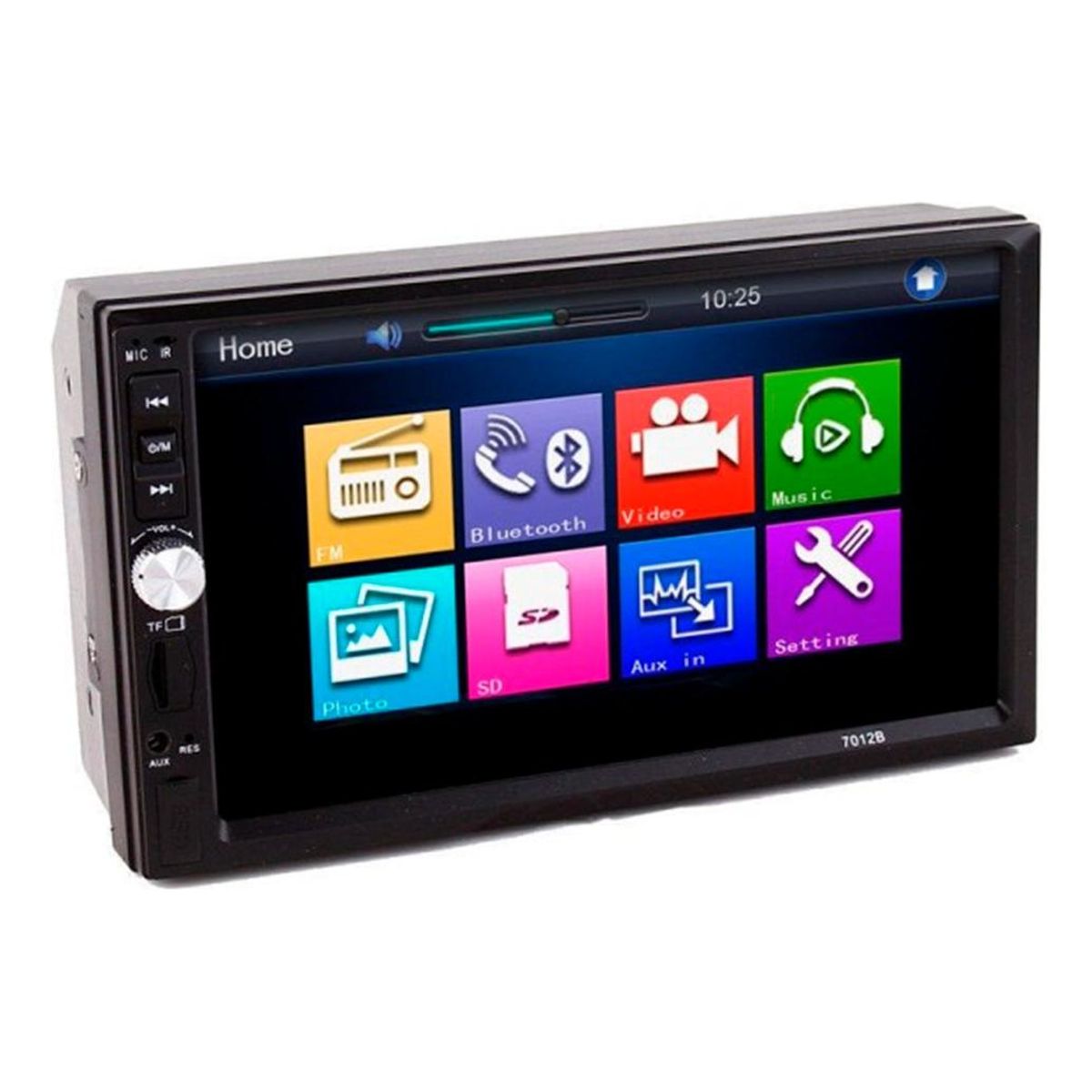 GENERICO - Radio Doble Din 7 Pulgadas con Bluetooth y Mirror Link