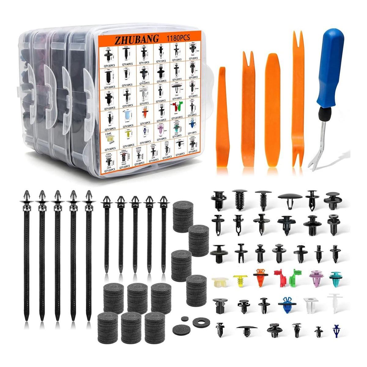 GENERICO - Kit Completo de Clips de Retención para Vehículos