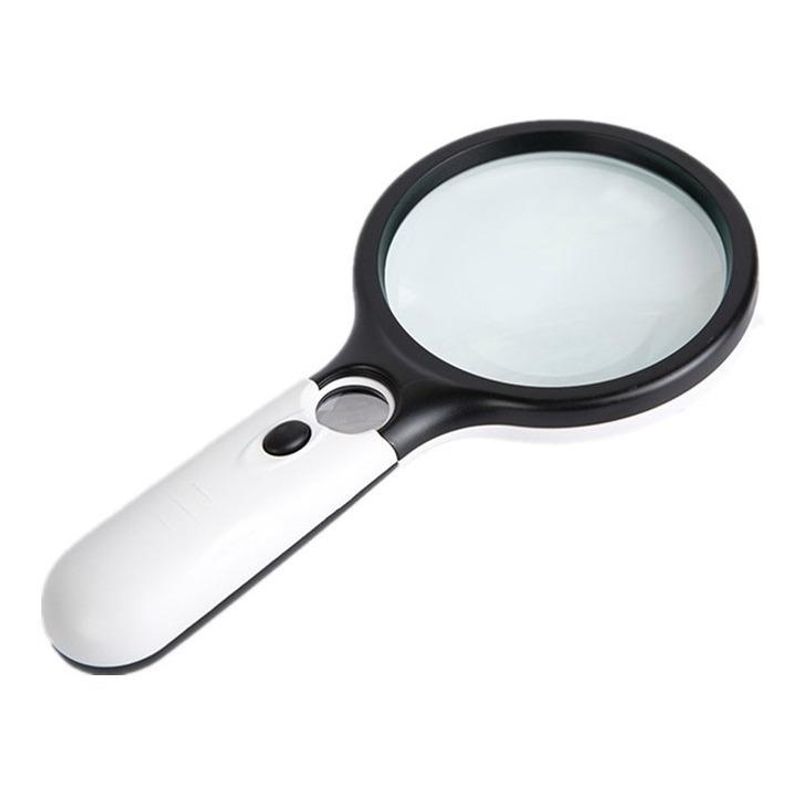 GENERICO - Lupa de Lectura Plegable con Luz LED y UV