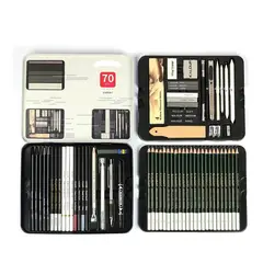 GENERICO - Set de Dibujo Profesional con 70 Accesorios
