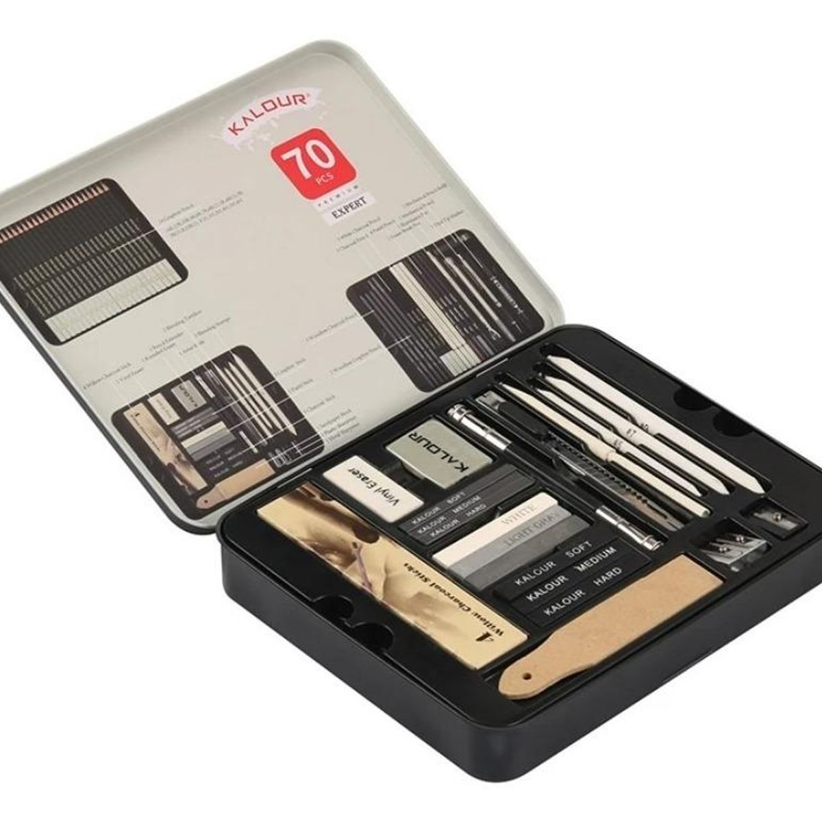 GENERICO - Set de Dibujo Profesional con 70 Accesorios