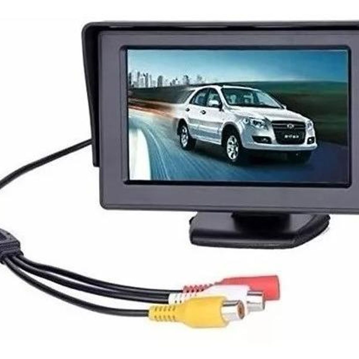 GENERICO - Monitor LCD Ajustable para Cámara de Retroceso 5" 12V-24V