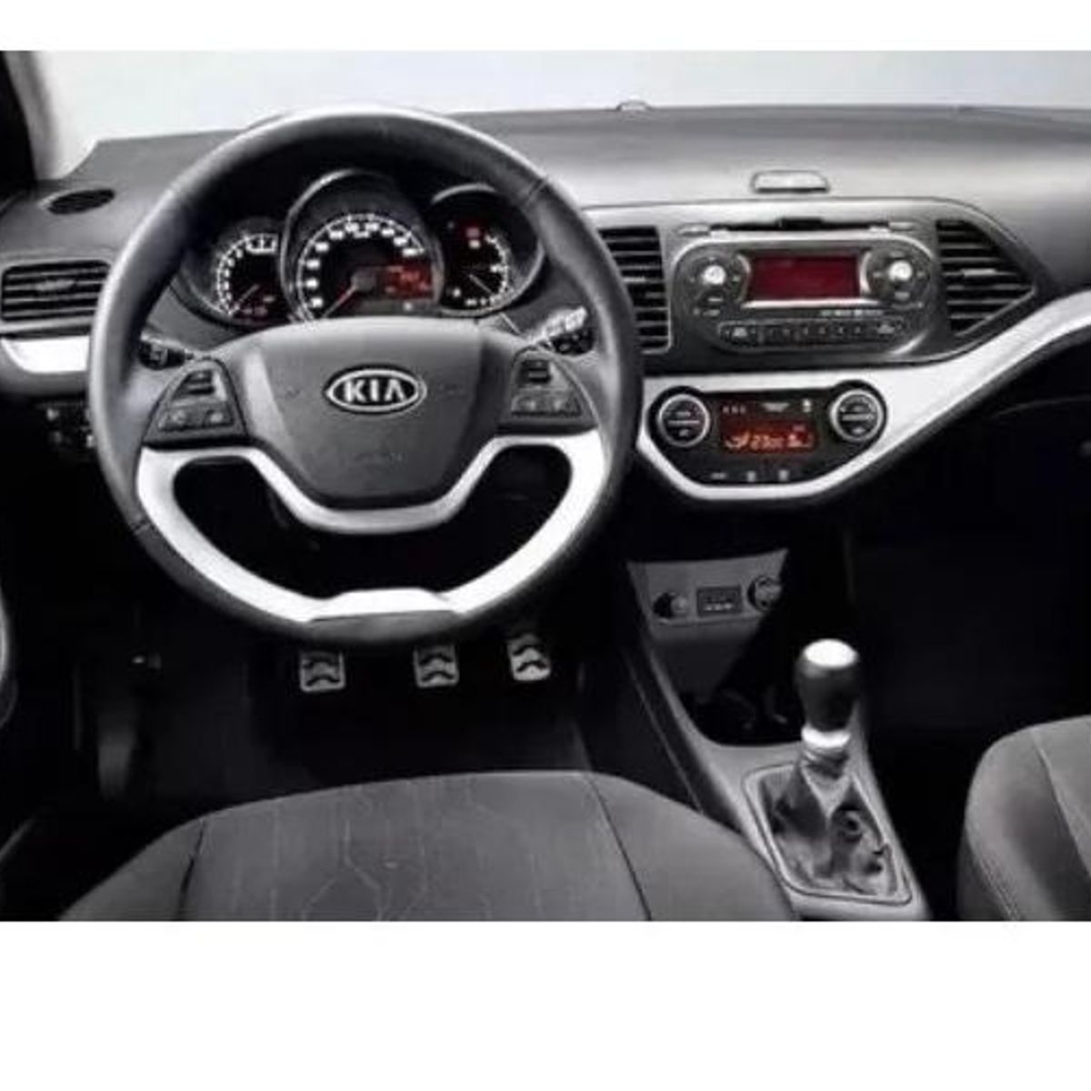 GENERICO - Adaptador Bisel Radio 9 Pulgadas Kia Morning 2012-2015