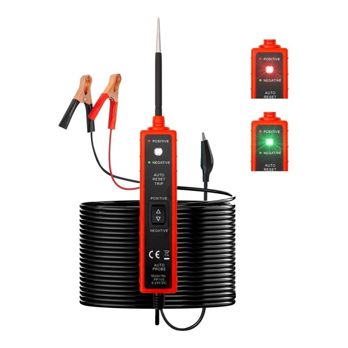 GENERICO - Probador de Circuitos Automotriz con LED y Zumbador