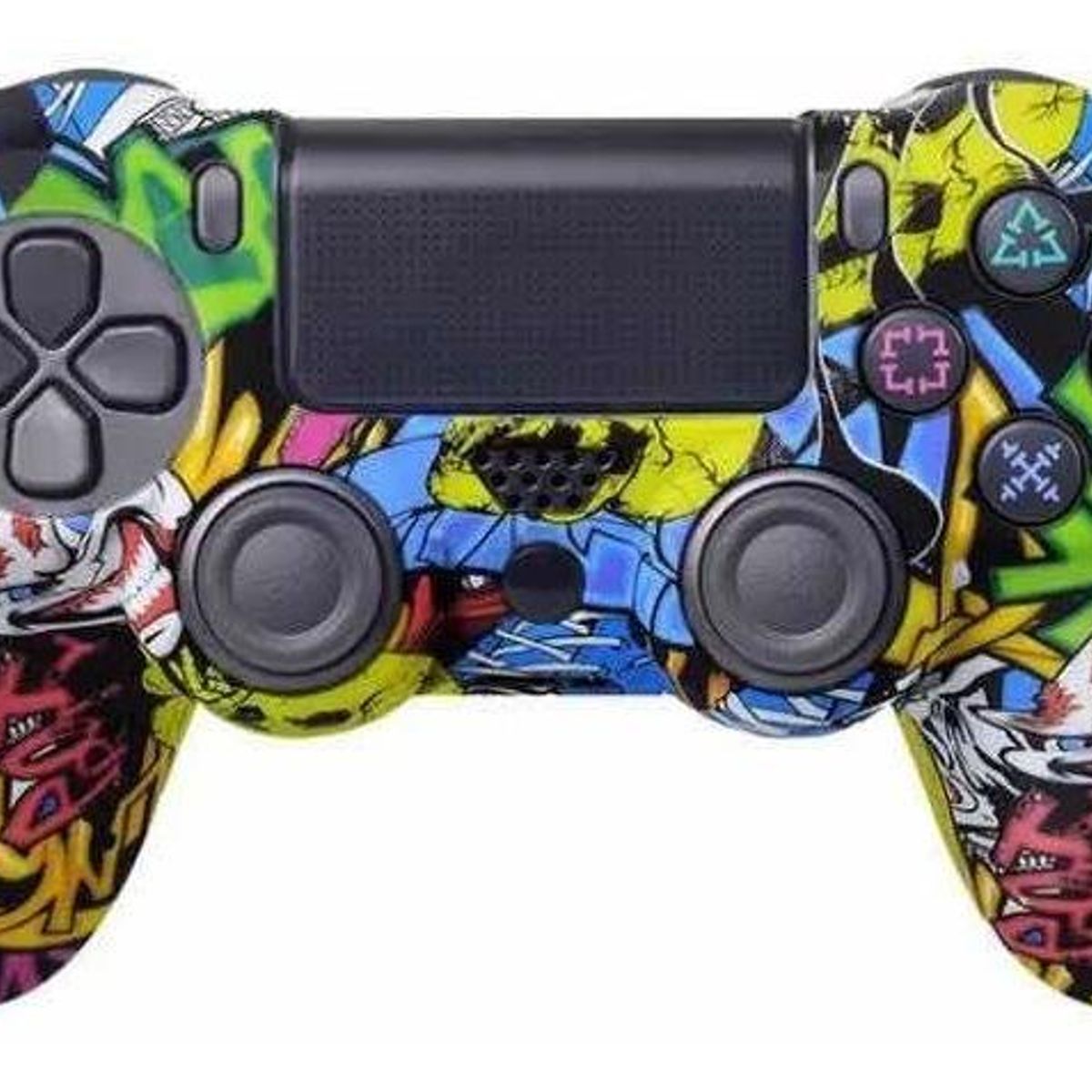 GENERICO - Funda Protectora de Silicona Antideslizante para Control PS4.