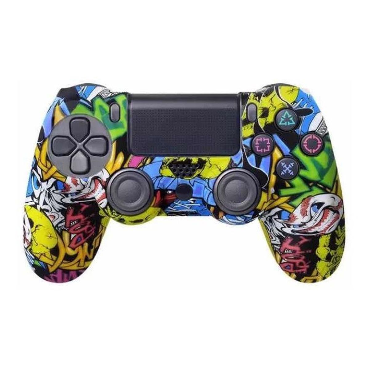 GENERICO - Funda Protectora de Silicona Antideslizante para Control PS4.