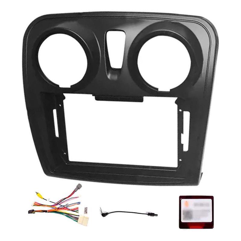 GENERICO - Bisel para Radio 9" Renault Sandero 14-17 con Canbus