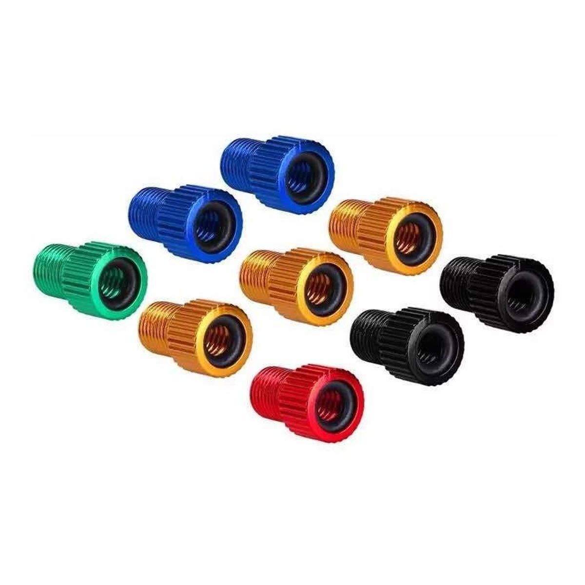 GENERICO - Adaptador Válvula Presta a Schrader para Bicicletas