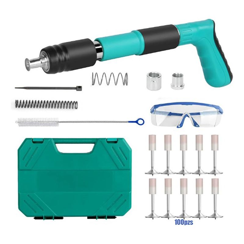 GENERICO - Kit Portátil de Fijación de Pared con 100 Clavos Incluidos