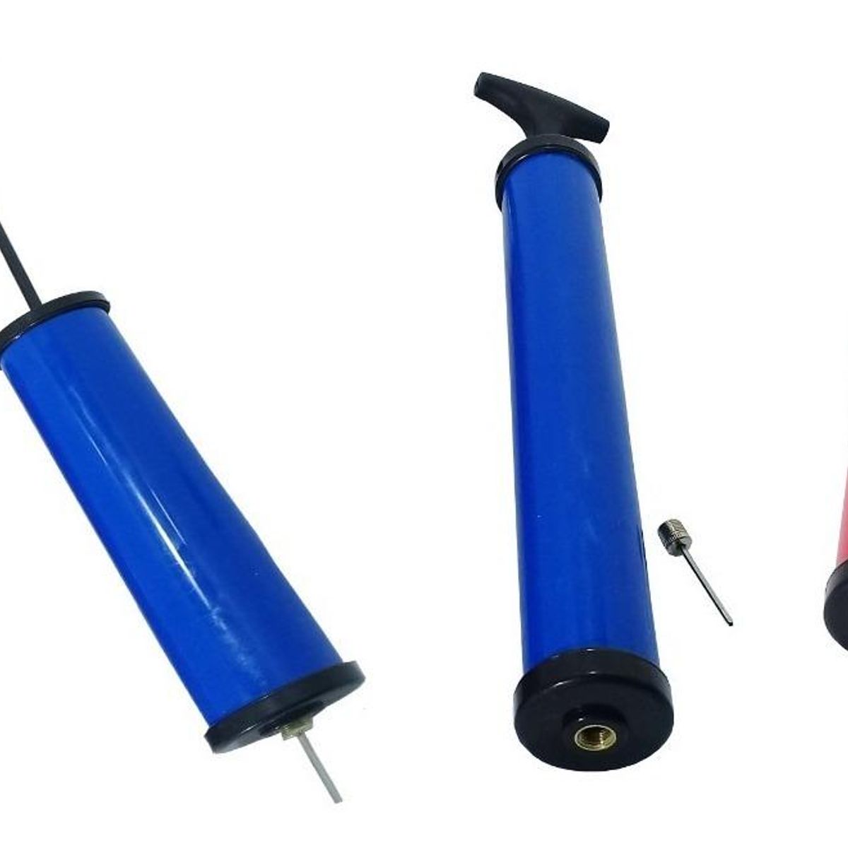 GENERICO - Bombín Manual para Inflar Balones y Pelotas con Aguja