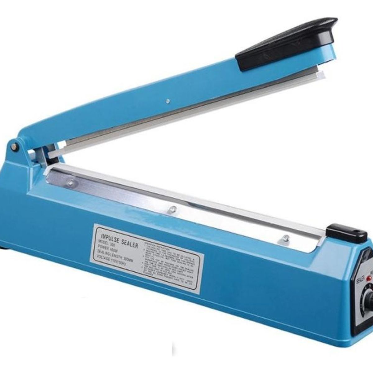 GENERICO - Selladora de Bolsas Manual Impulso 30 cm Color Celeste