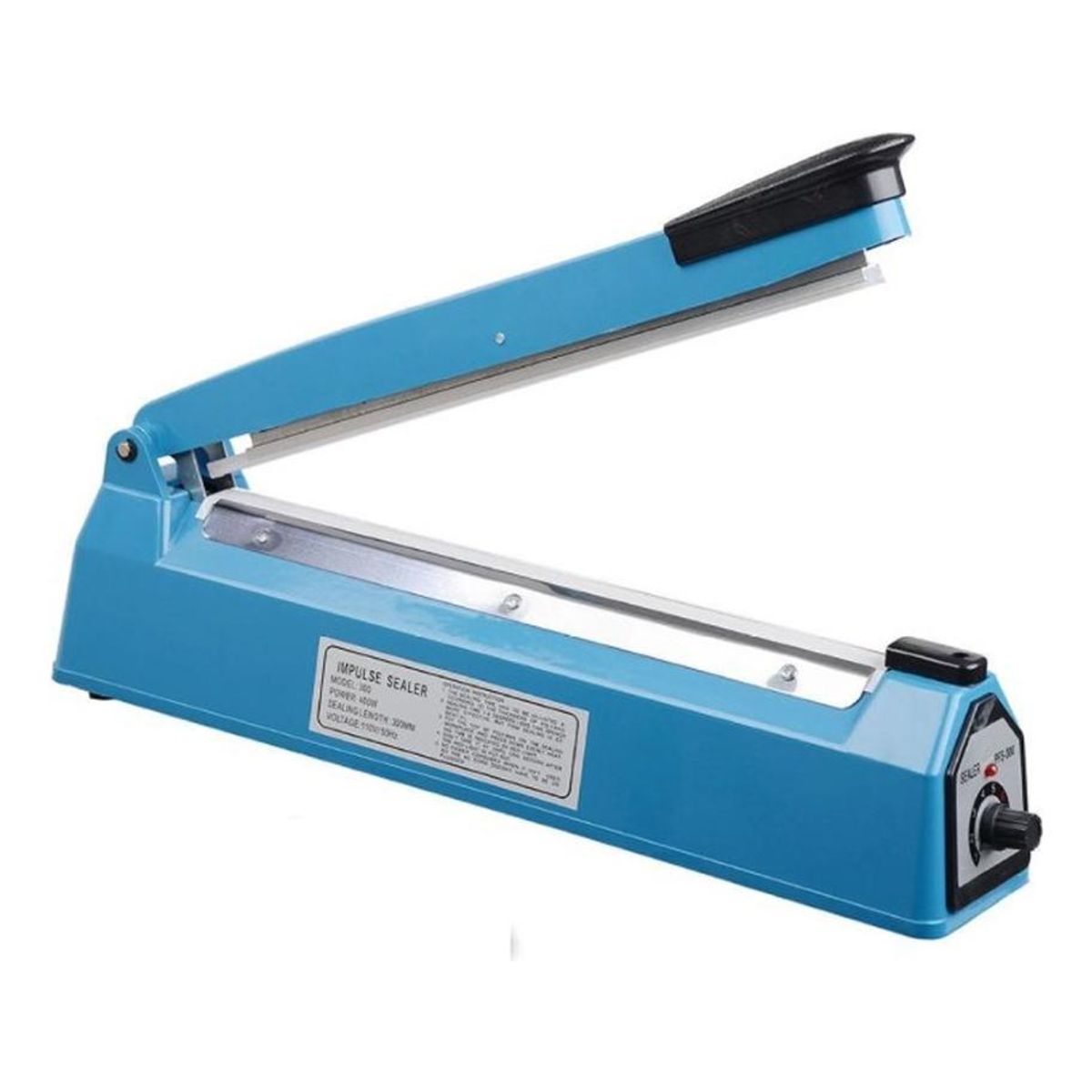 GENERICO - Selladora de Bolsas Manual Impulso 30 cm Color Celeste