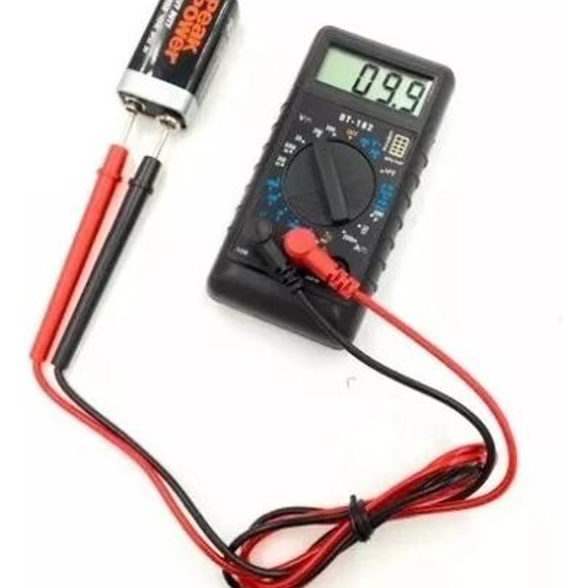 GENERICO - Multitester Digital Portátil DT-182 para Mediciones Precisas