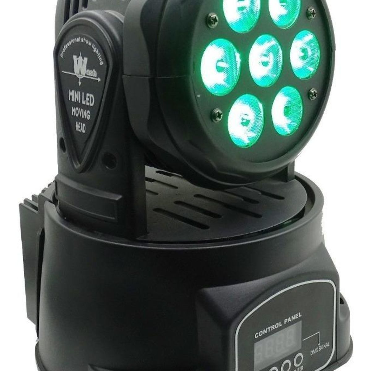 GENERICO - Cabeza Móvil Robótica LED RGBW DMX para Eventos y Escenarios