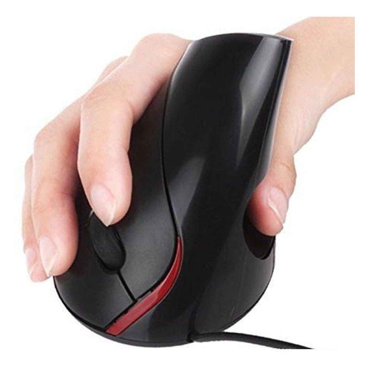 GENERICO - Mouse Óptico Vertical Ergonómico USB para Oficina y Juegos