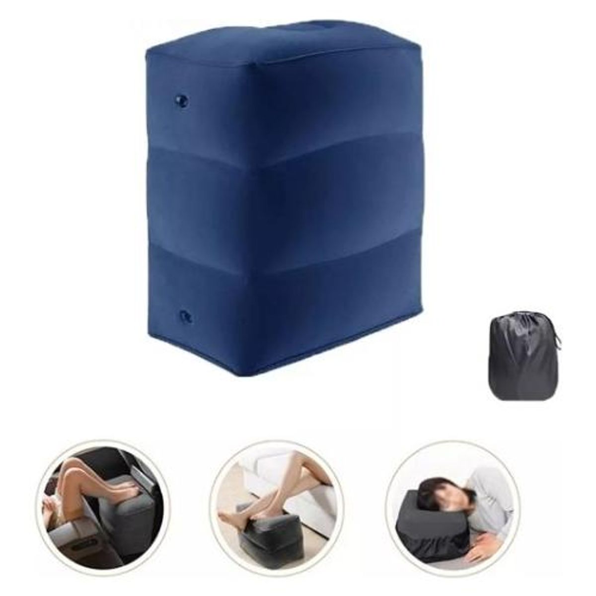 GENERICO - Almohada Inflable Portátil para Viajes en Avión y Auto