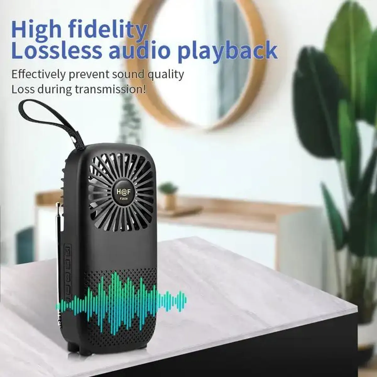 GENERICO - Radio Portátil Solar Bluetooth con Linterna