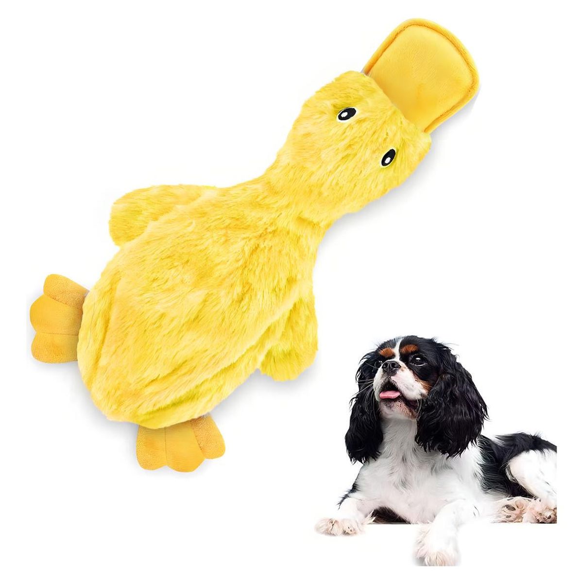 GENERICO - Juguete de Peluche en Forma de Pato para Perros con Sonido