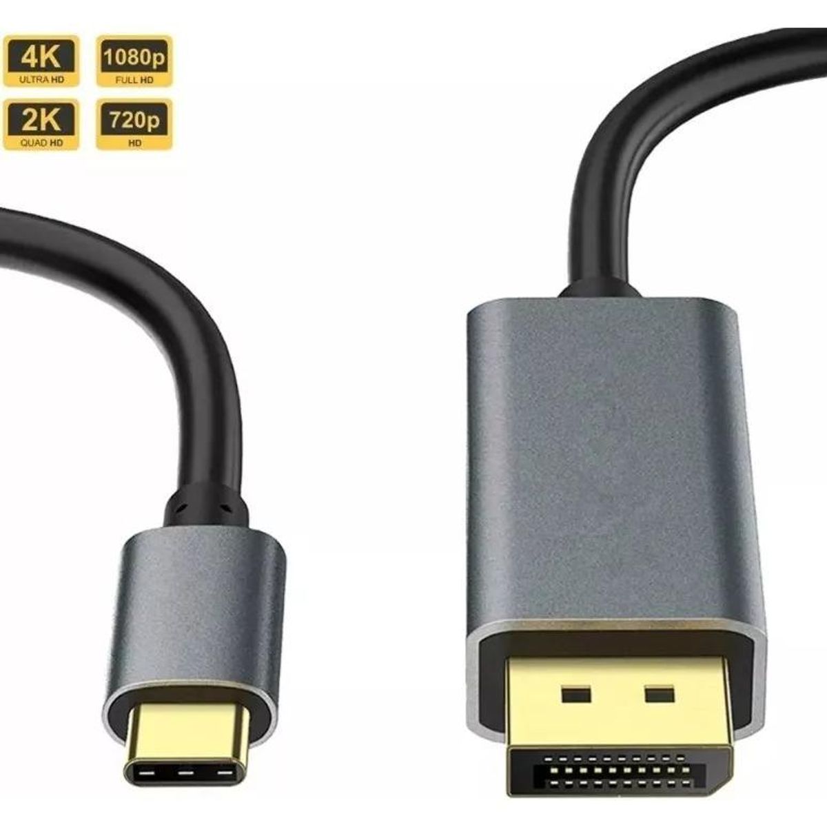 GENERICO - Cable USB C 31 a DisplayPort 4K 60Hz - 18m.