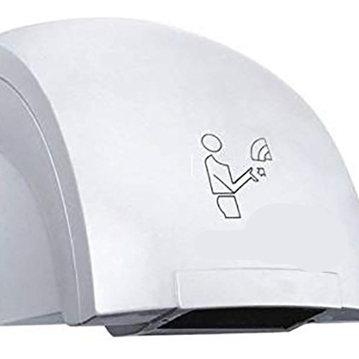 GENERICO - Secador de Mano Eléctrico Automático 1800W Blanco