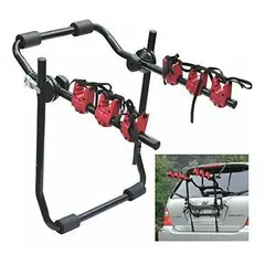 GENERICO - Soporte Portabicicletas para Auto o Camioneta - 3 Bicicletas
