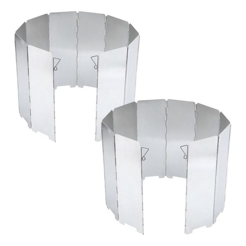 GENERICO - Juego de 10 Placas Parabrisas Plegables para Camping