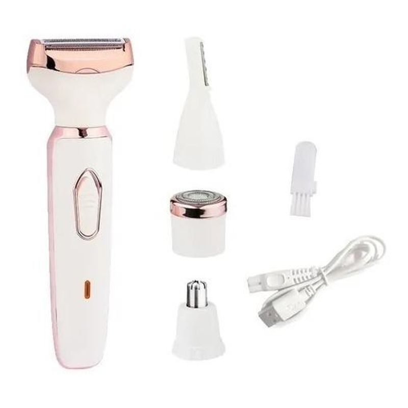 GENERICO - Afeitadora Eléctrica 4 en 1 para Mujer  Cejas Bikini y Más