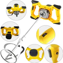 GENERICO - Mezclador Eléctrico para Cemento y Pintura 1200W