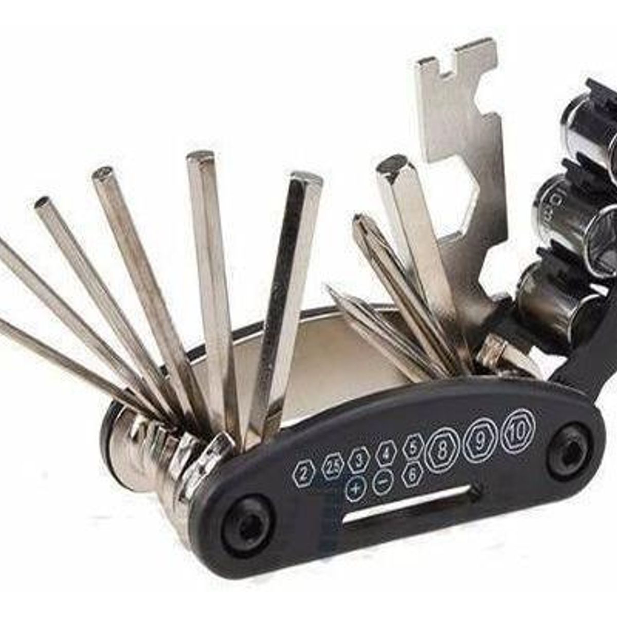 GENERICO - Multiherramienta de Bicicleta 15 en 1 Compacta