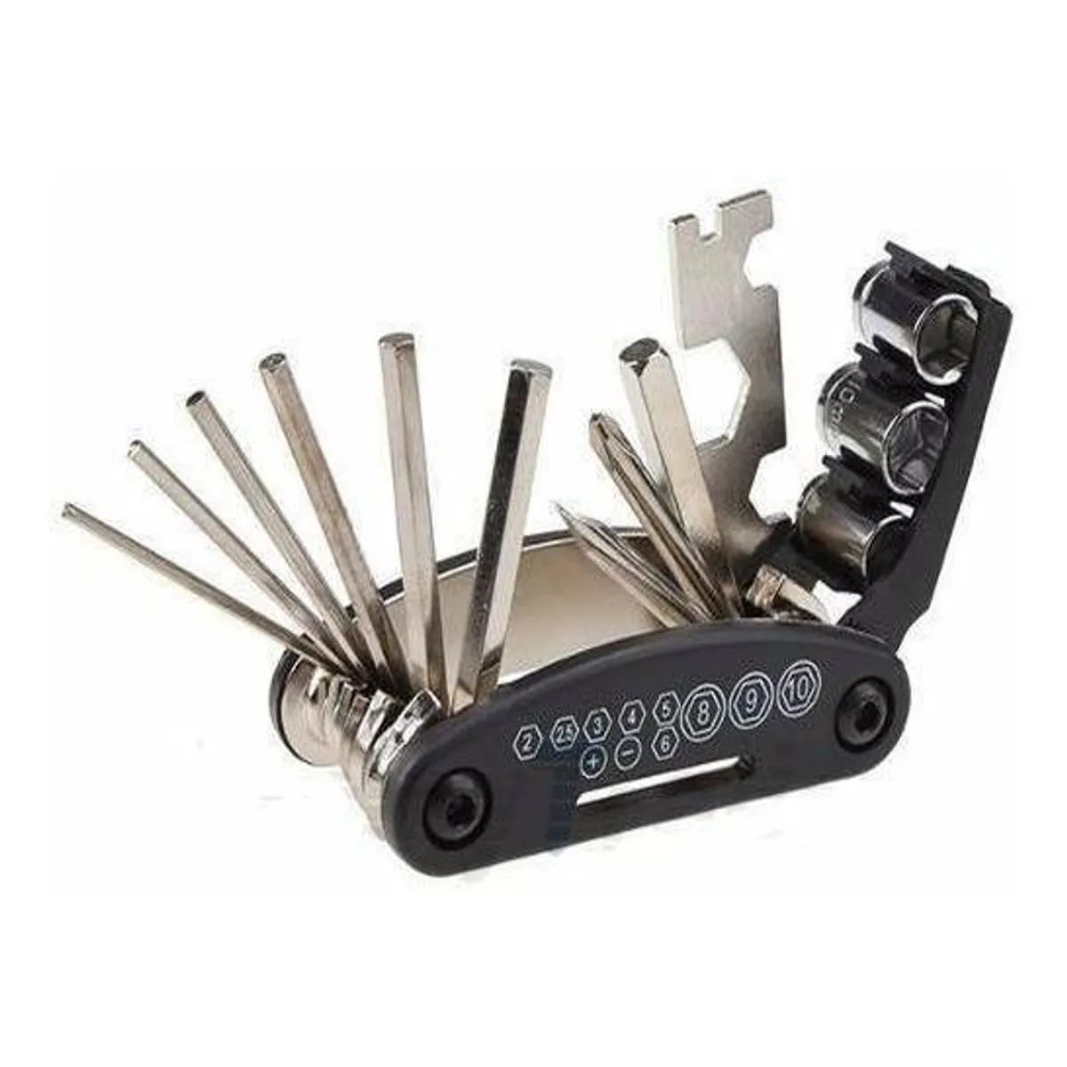 GENERICO - Multiherramienta de Bicicleta 15 en 1 Compacta