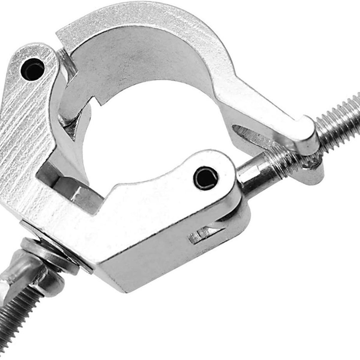 GENERICO - Abrazadera de Aluminio Ajustable para Soporte de Iluminación