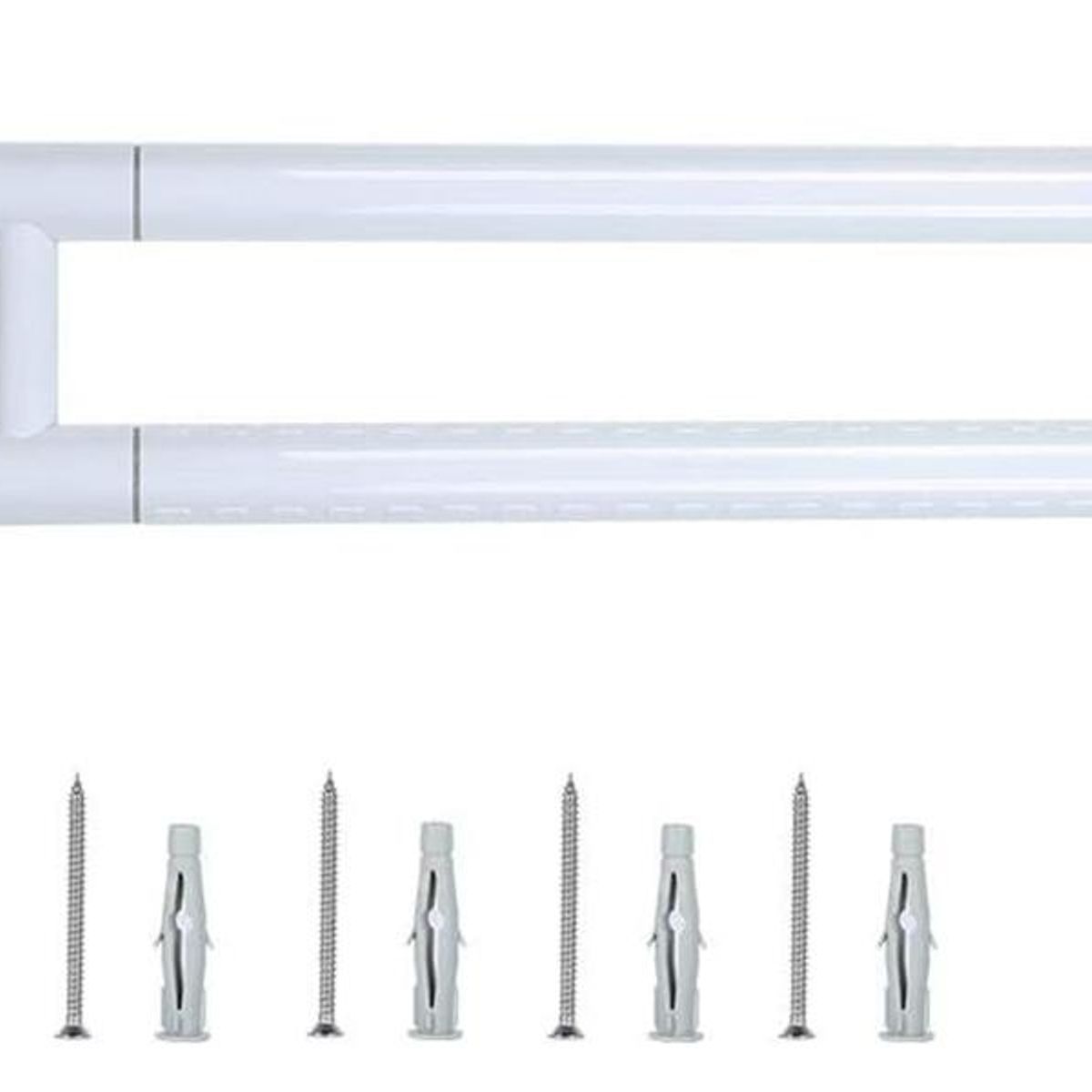 GENERICO - Barra de Seguridad Abatible para Inodoro 60cm Acero Inoxidable