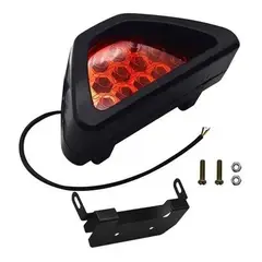 GENERICO - Luz de Freno LED Triangular Roja para Auto 12V