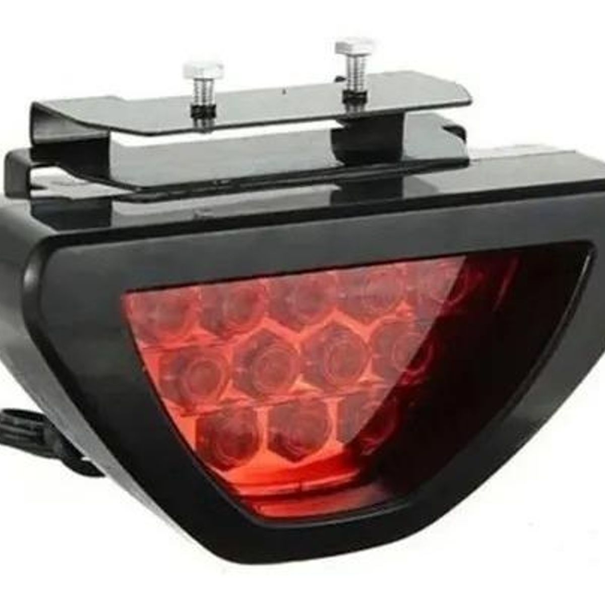 GENERICO - Luz de Freno LED Triangular Roja para Auto 12V