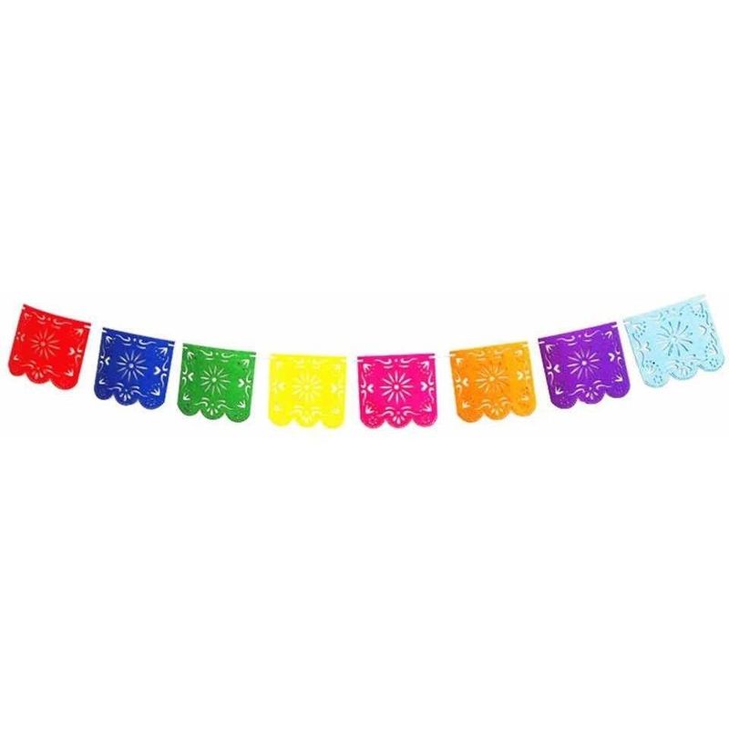 GENERICO - Banderines Mexicanos de Papel para Decoración de Fiestas