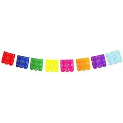 GENERICO - Banderines Mexicanos de Papel para Decoración de Fiestas