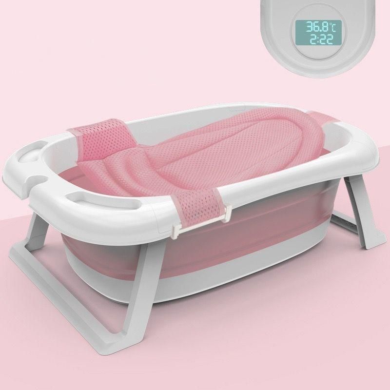 GENERICO - Bañera Plegable Antideslizante para Bebé 85 x 53 x 25 cm