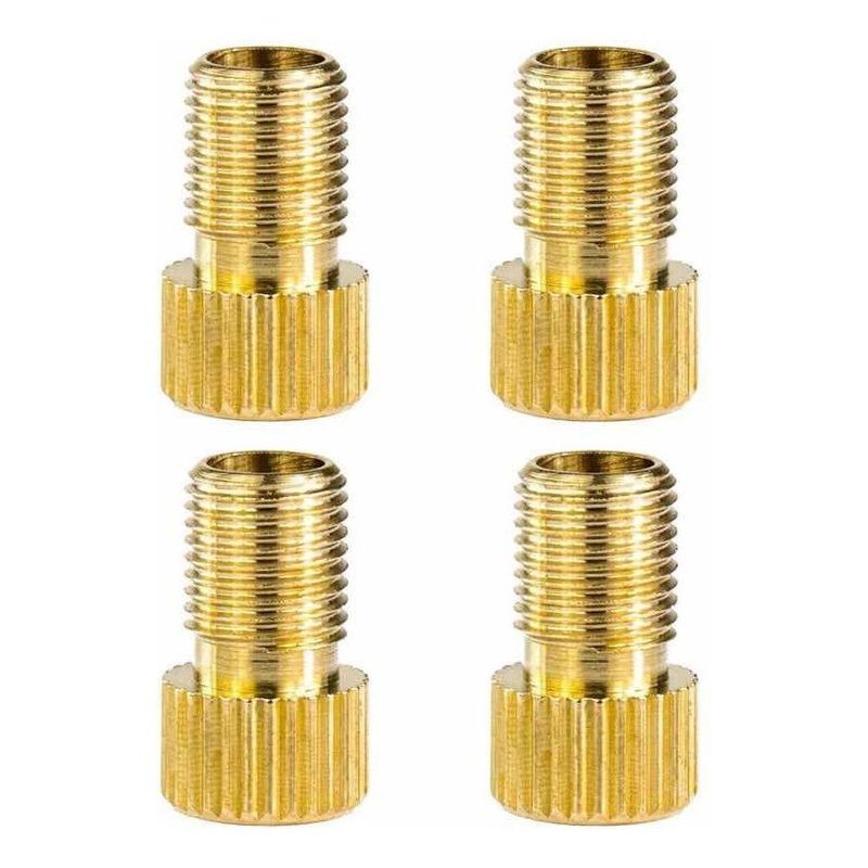 GENERICO - Set de 4 Válvulas Adaptadoras para Ciclismo