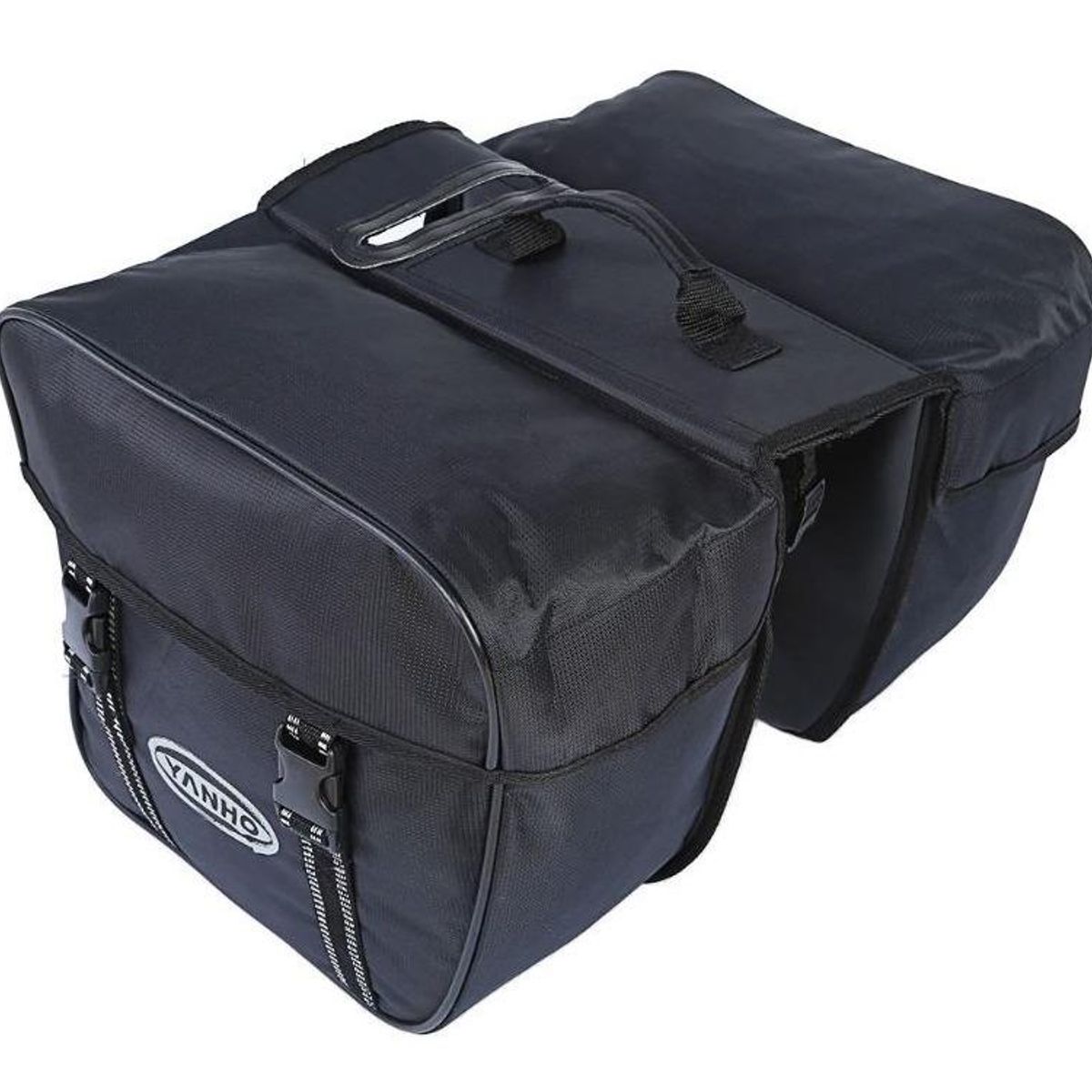 GENERICO - Alforja Doble Reforzada para Bicicleta - 20 Litros.