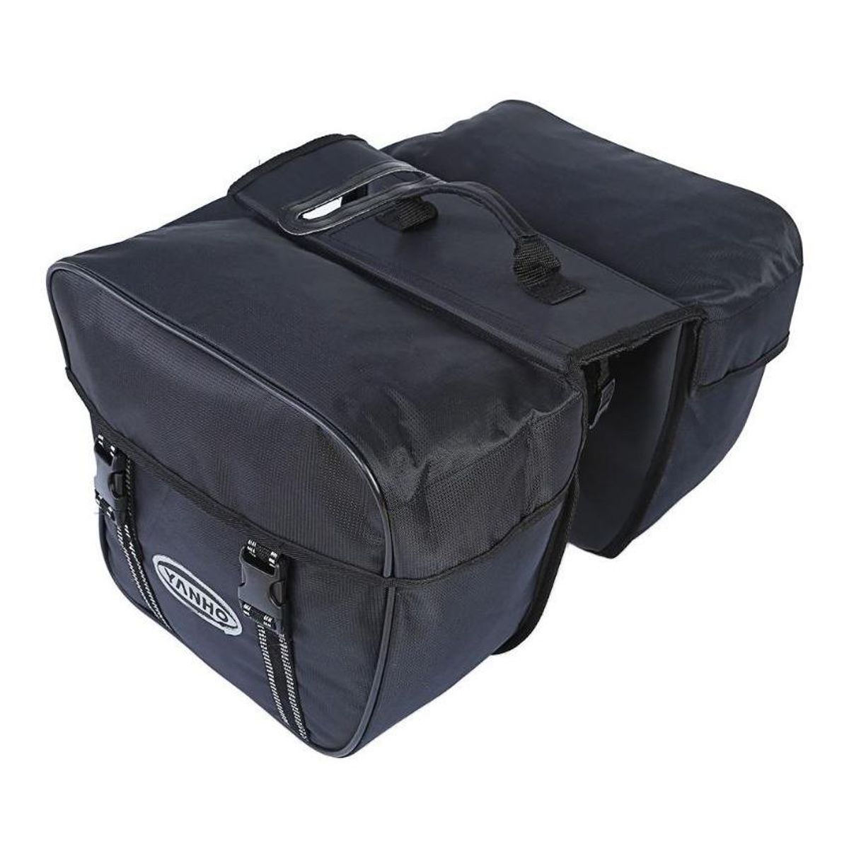 GENERICO - Alforja Doble Reforzada para Bicicleta - 20 Litros.