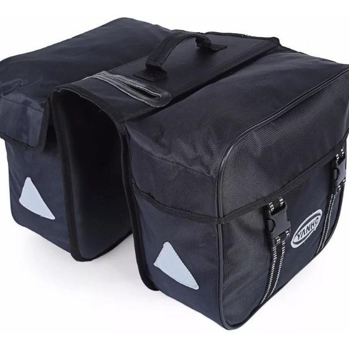 GENERICO - Alforja Doble Reforzada para Bicicleta - 20 Litros.