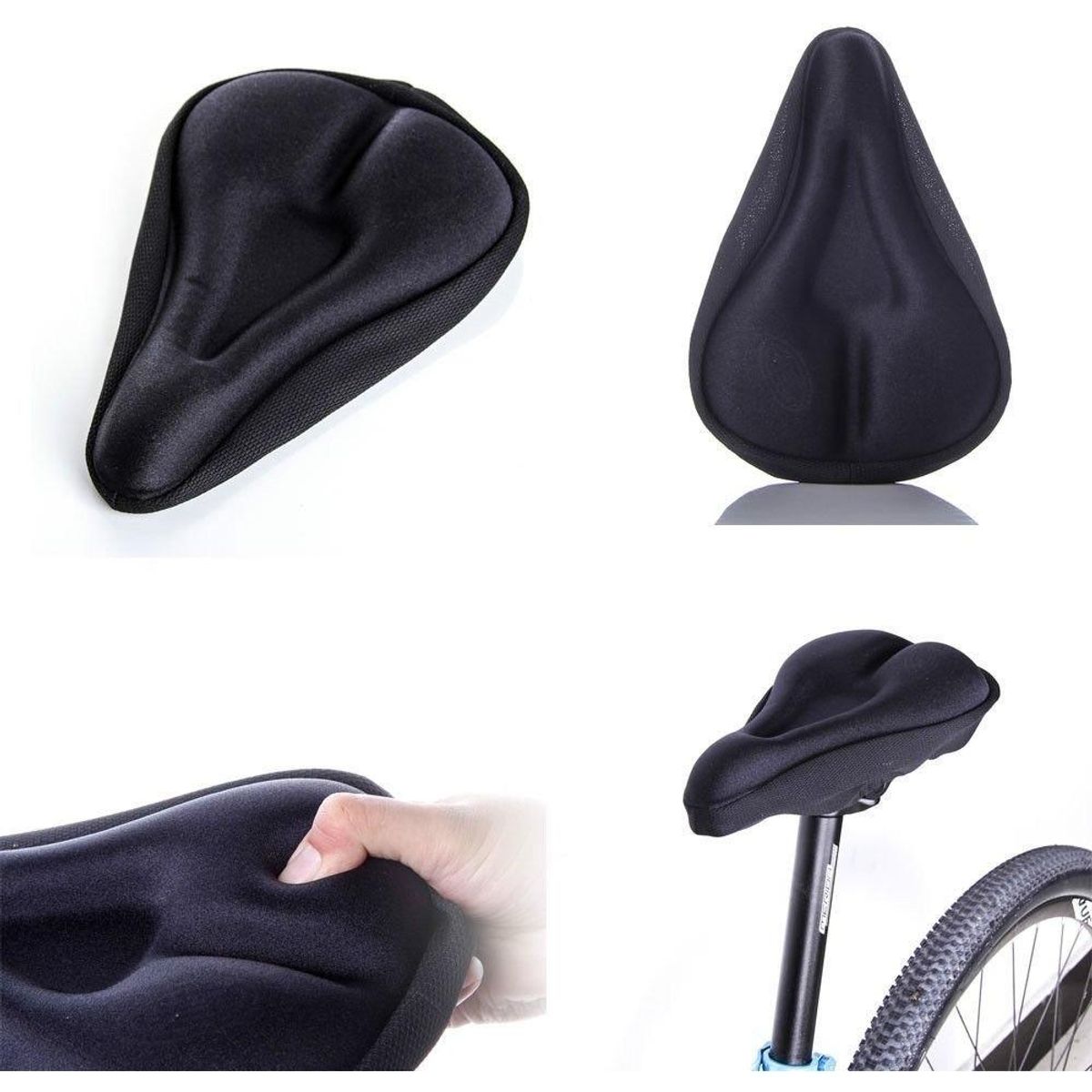 GENERICO - Forro Acolchado para Asiento de Bicicleta